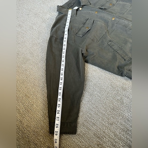 Gentle Fawn Lightweight  Olive Shacket - Picture 6 of 8